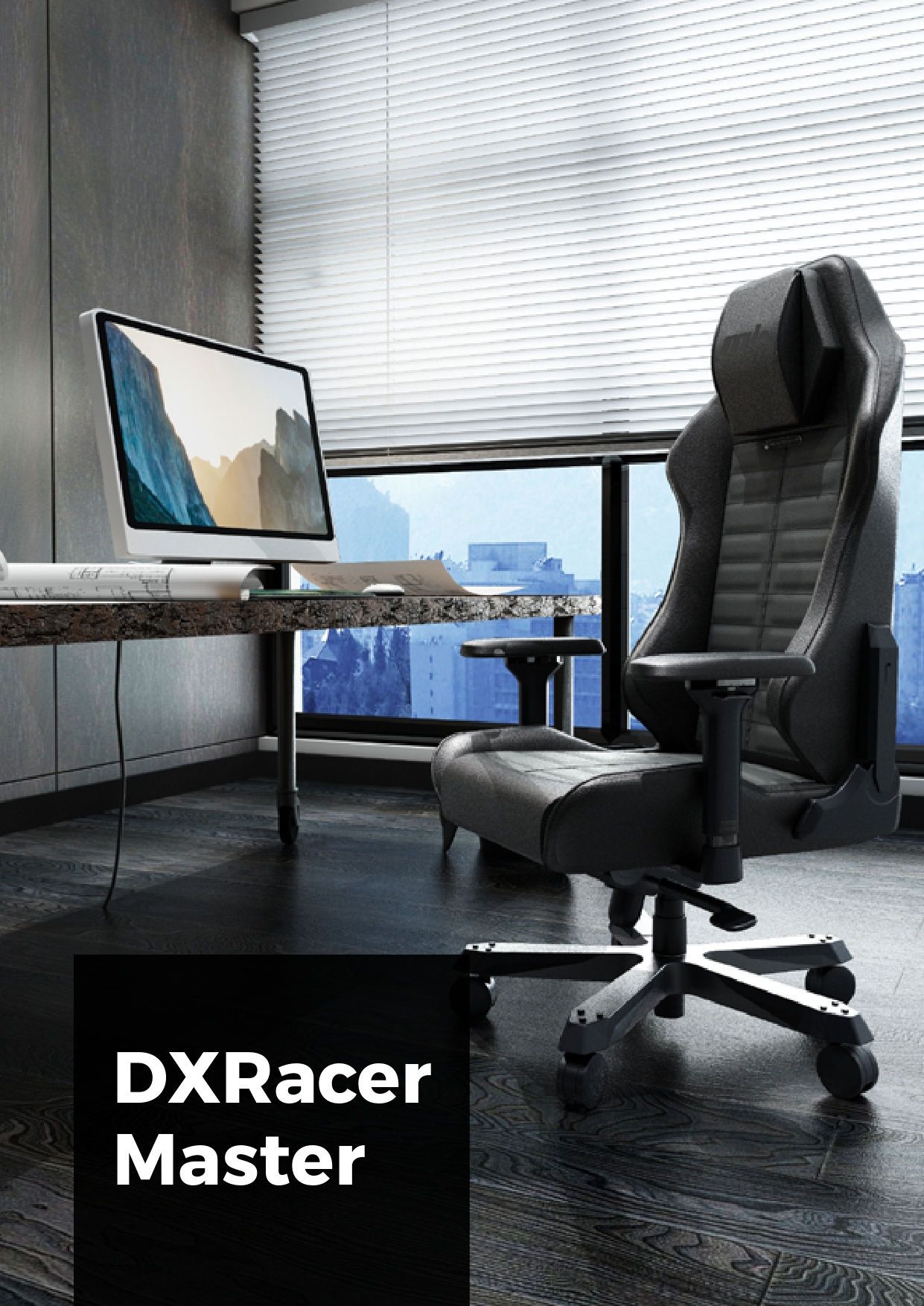 Кресло для геймеров DXRACER MASTER Max DMC-I233S-W-A2 (белое)