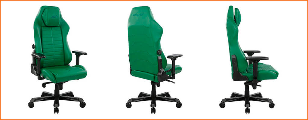 зеленое кресло для геймеров